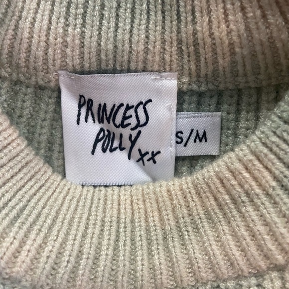 Princess Polly Cream Green Tie Dye Sweater - Picture 12 of 12